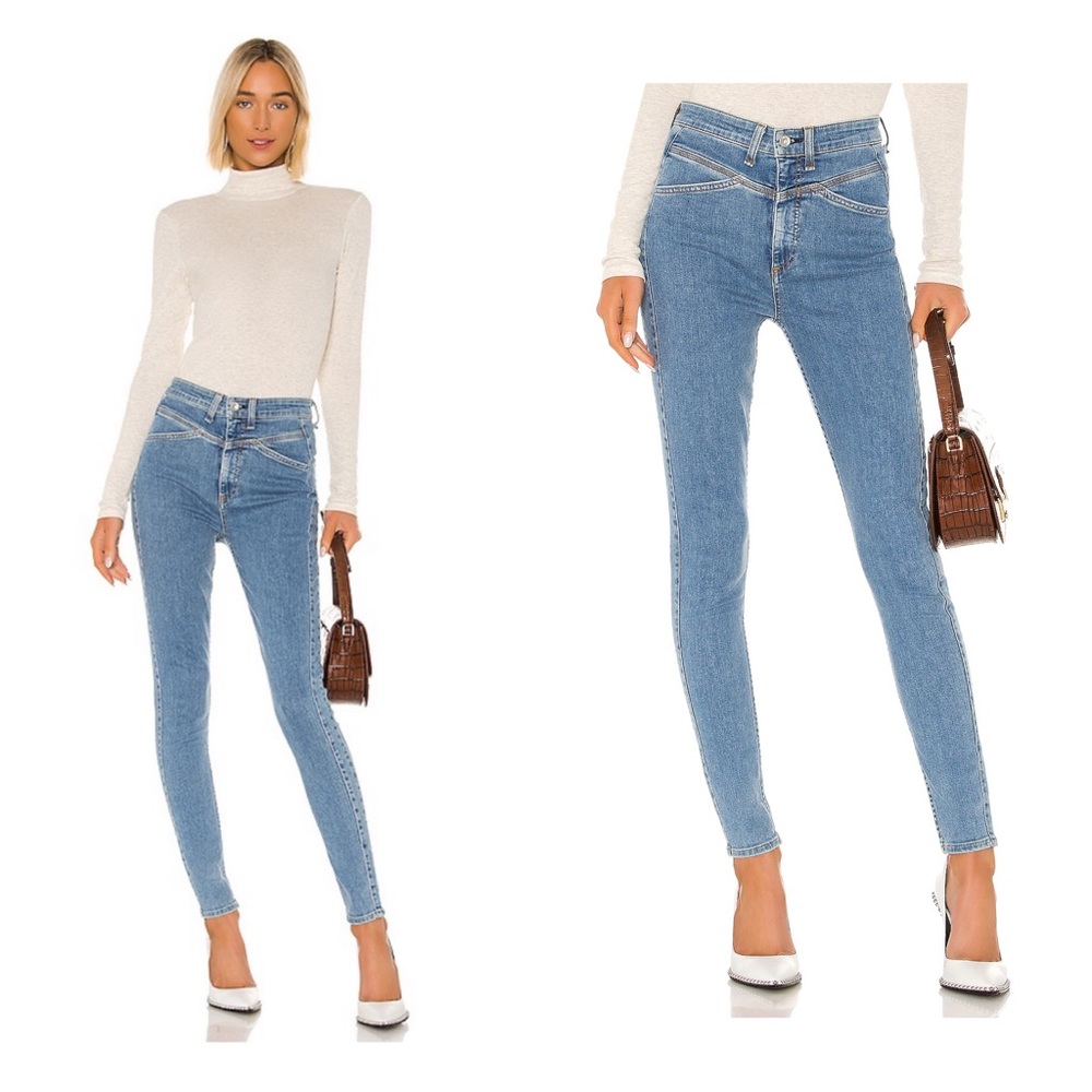 New! RAG & BONE Super High Rise Skinny Jeans